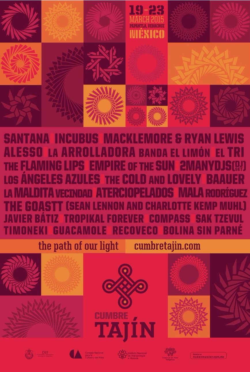 Cartel Cumbre Tajín 2015