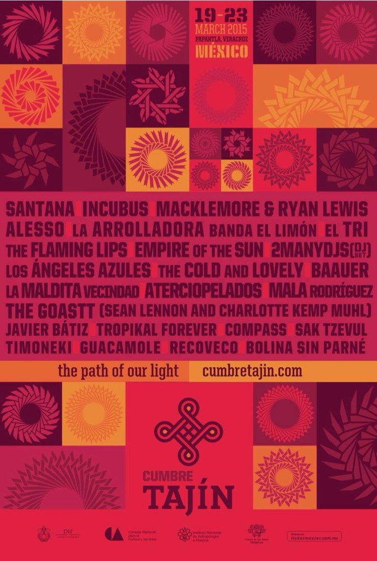 Cartel Cumbre Tajín 2015